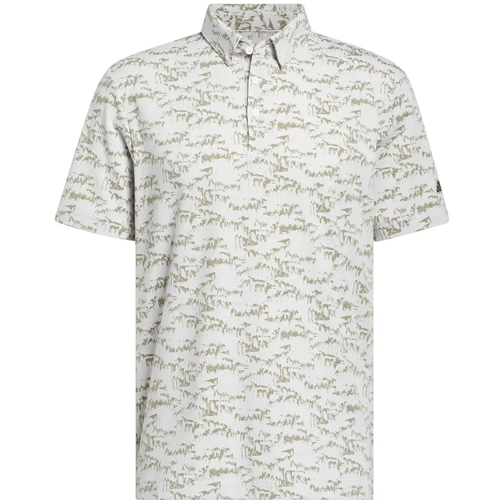 adidas Go-To Print Polo Shirt - White