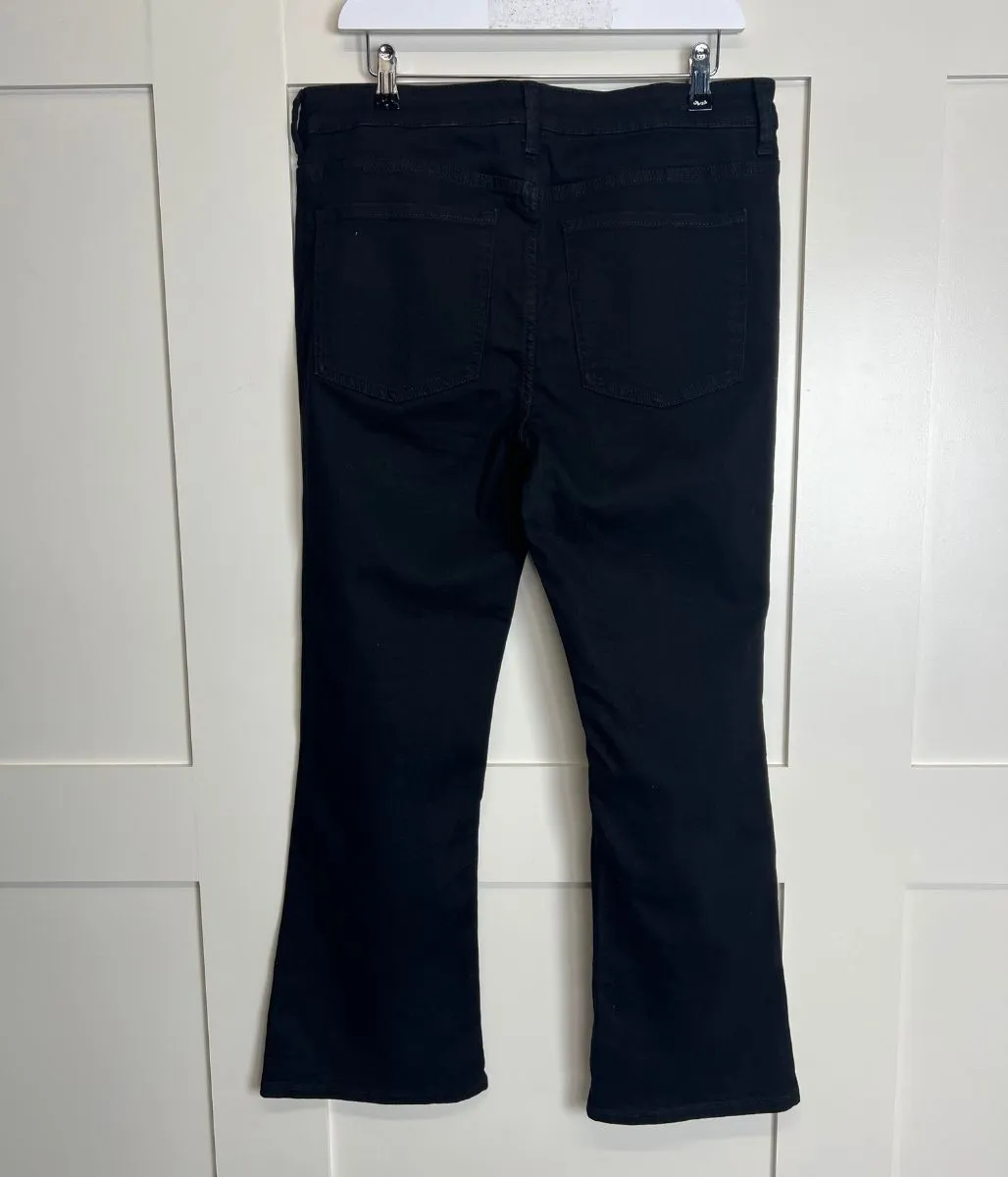 Black Eva Bootcut Jeans