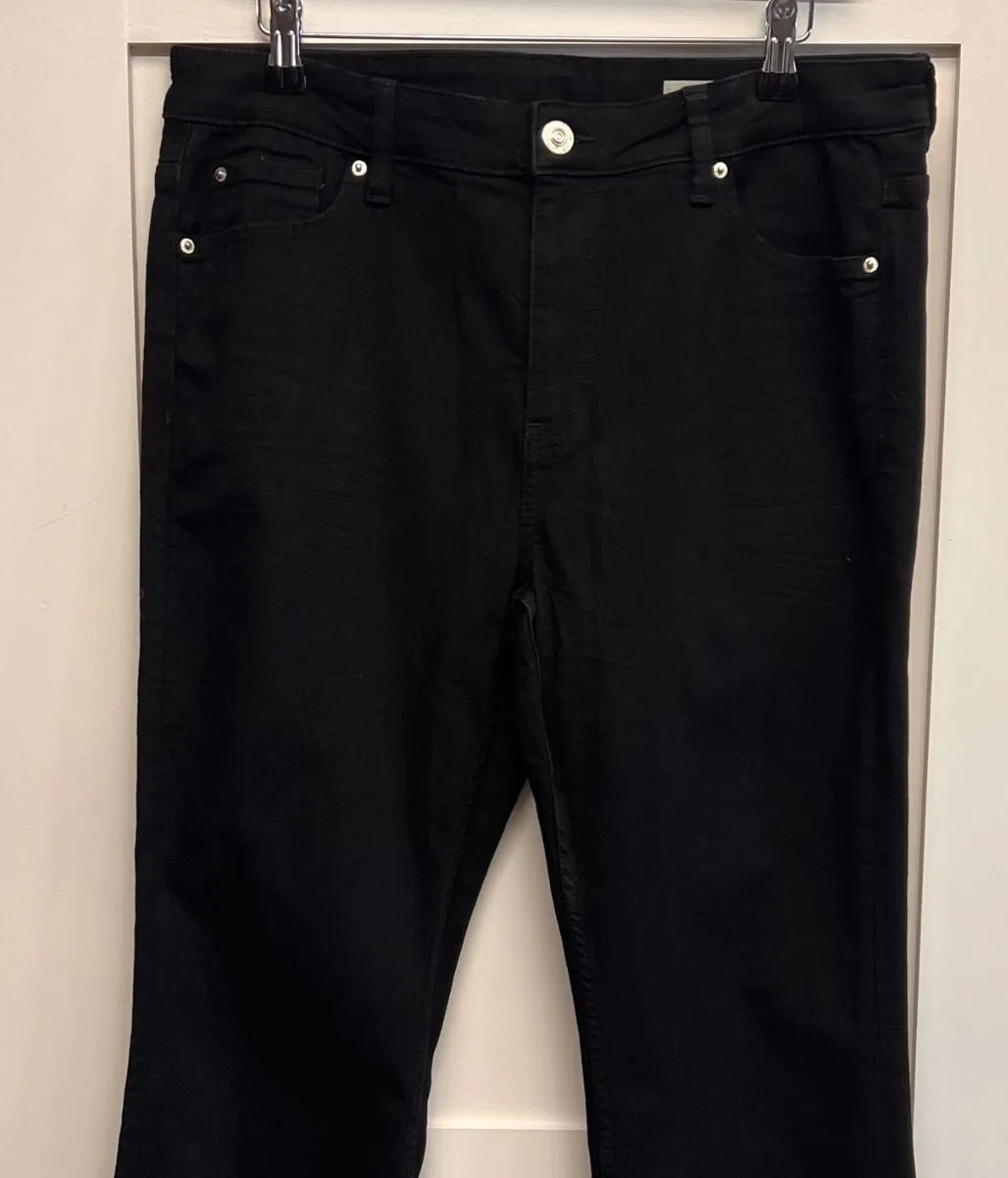 Black Eva Bootcut Jeans