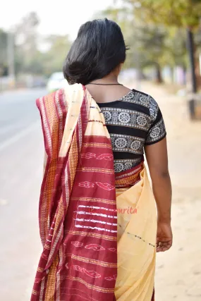 Black Konark Chakra (Blouse)