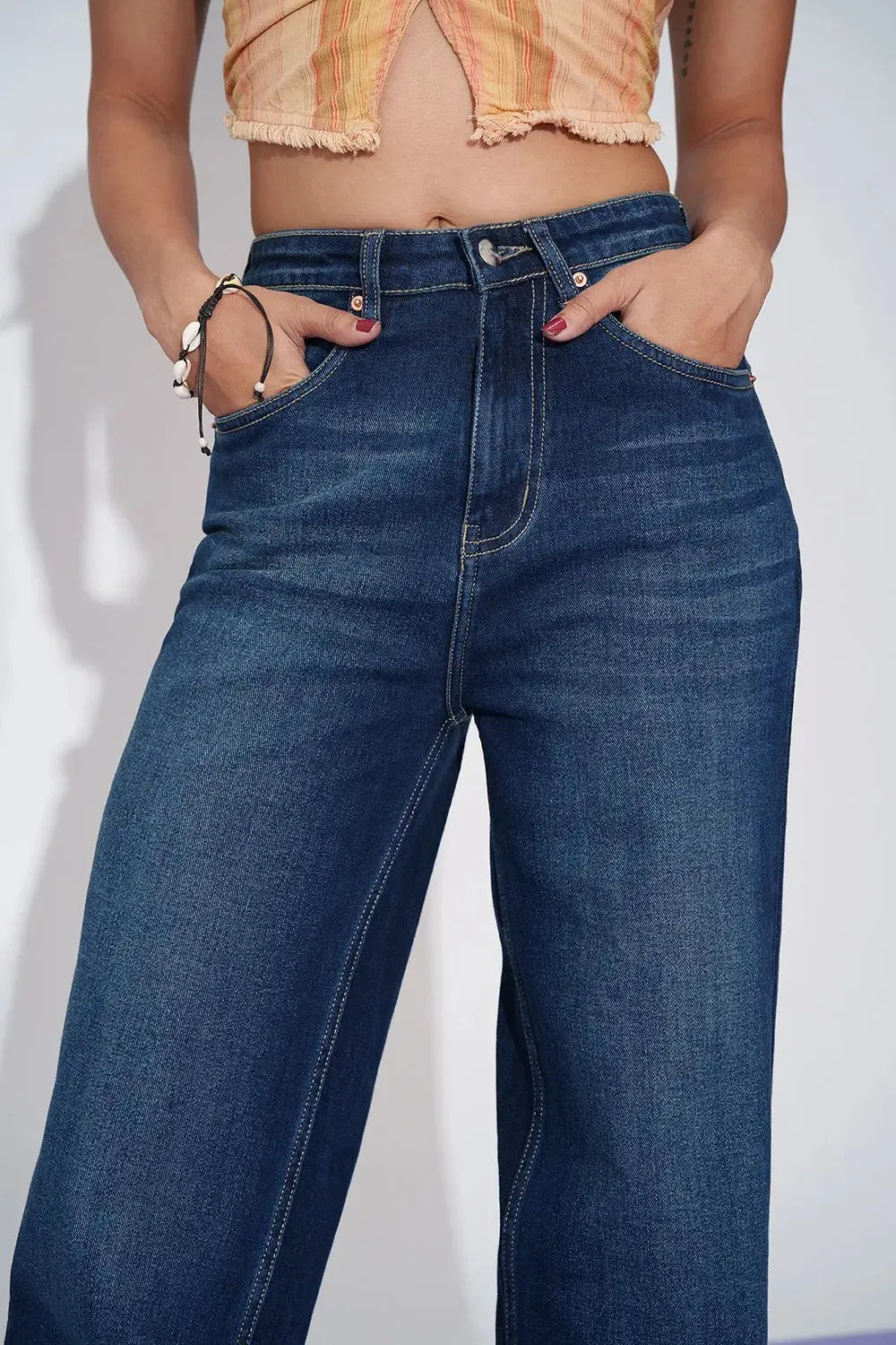 Blue Astral Straight Fit Jeans