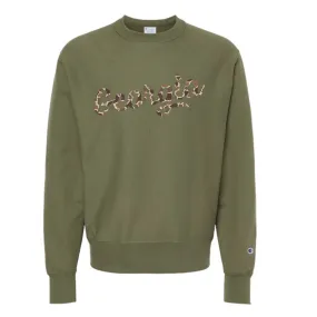 Camo Script Sweatshirt