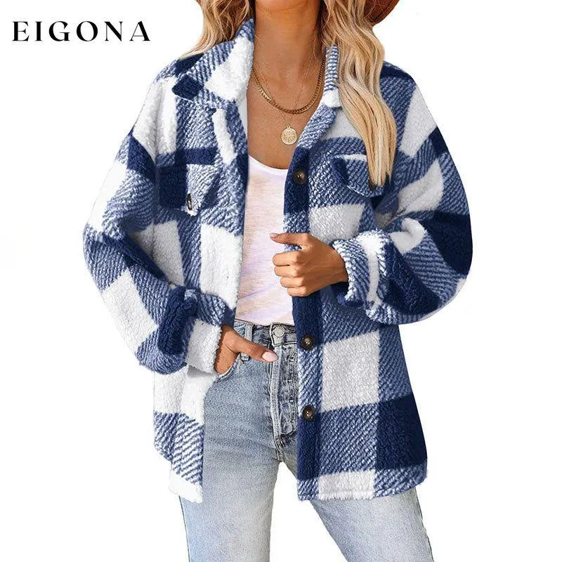 Casual Warm Plaid Coat