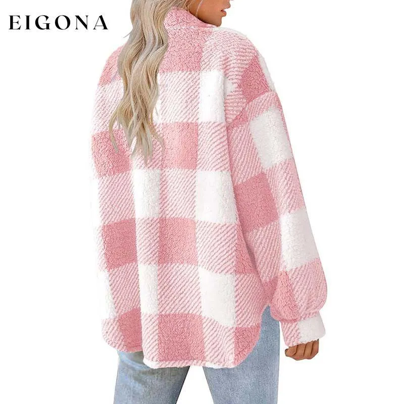 Casual Warm Plaid Coat