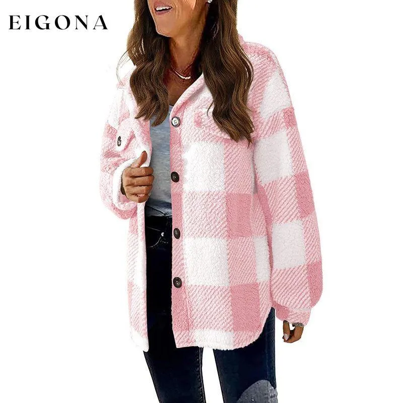 Casual Warm Plaid Coat