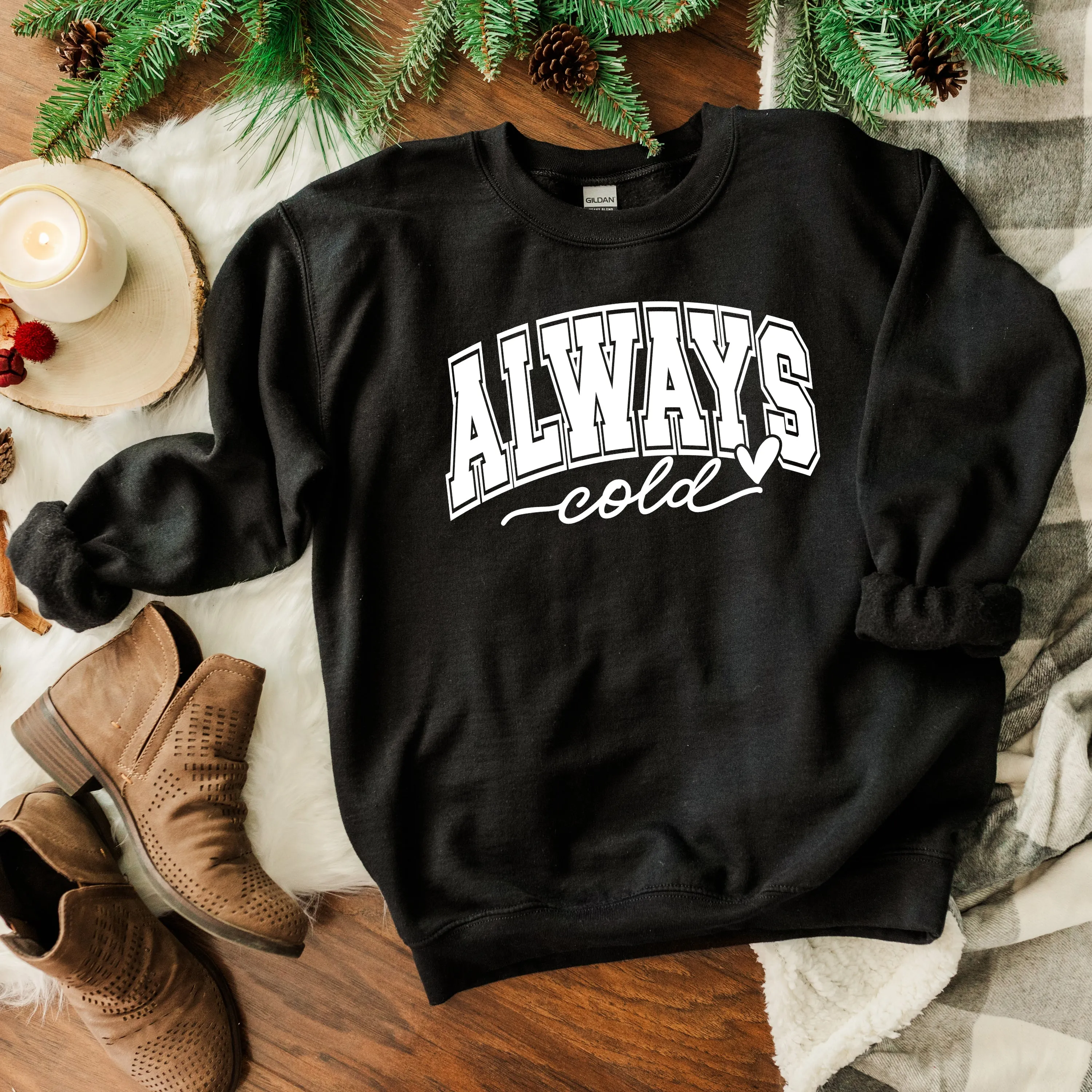 Cozy Vibes Bold | Sweatshirt