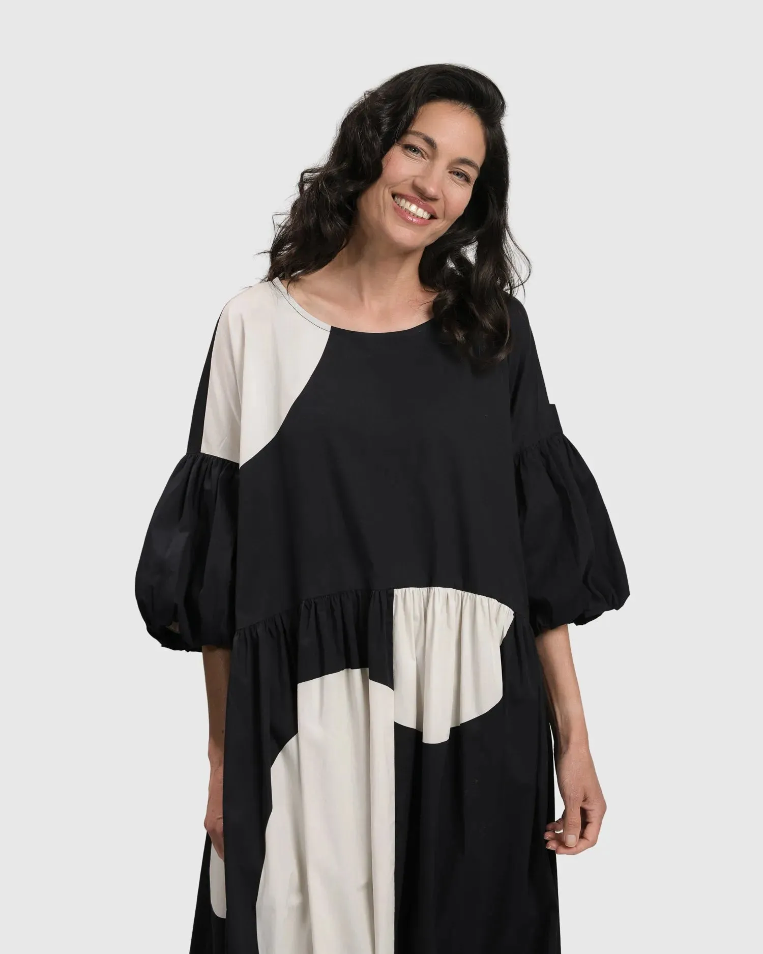 DONNA EFFORTLESS DRESS, MONO