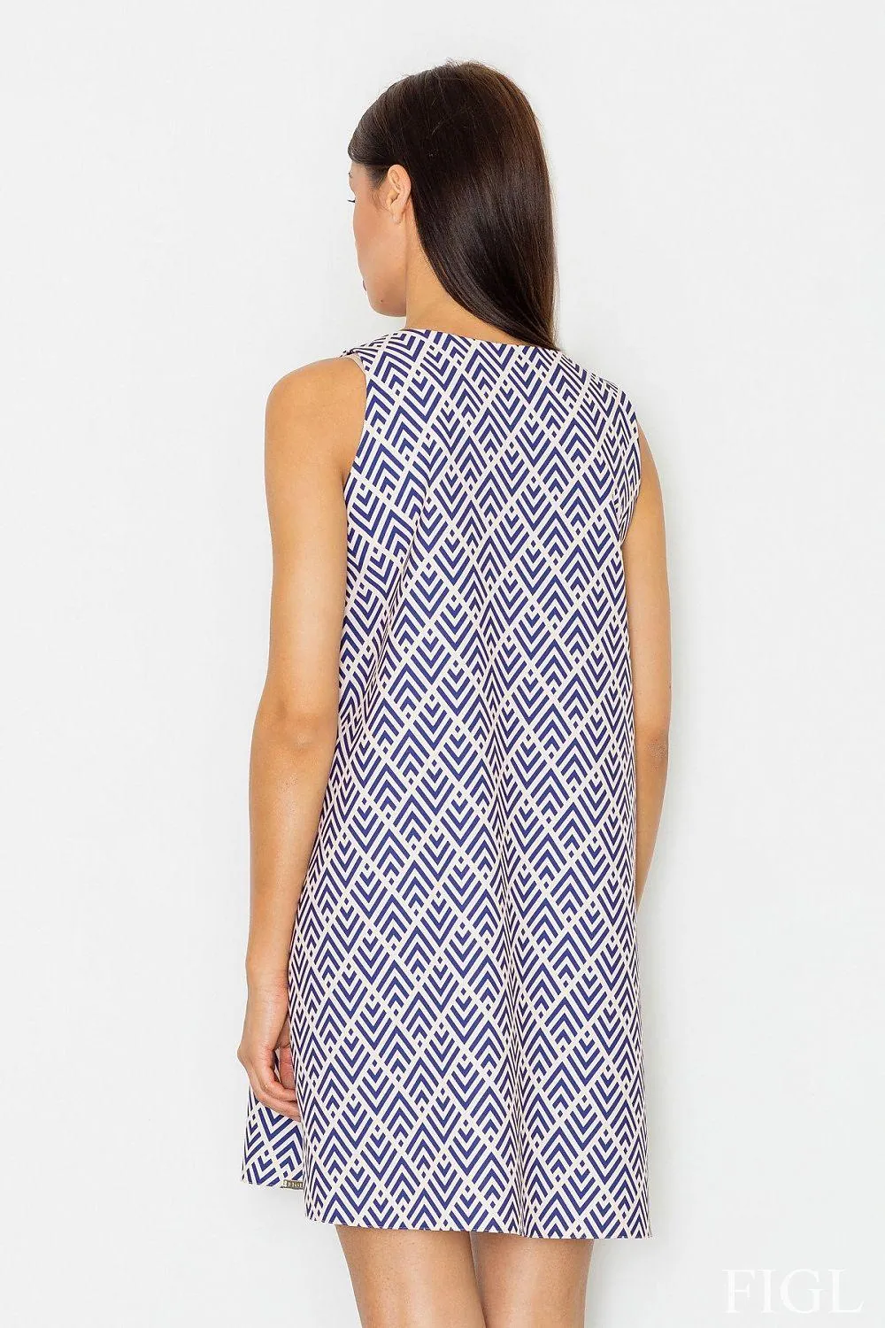 Effortless Elegance: Flared Sleeveless Daydress by Figl