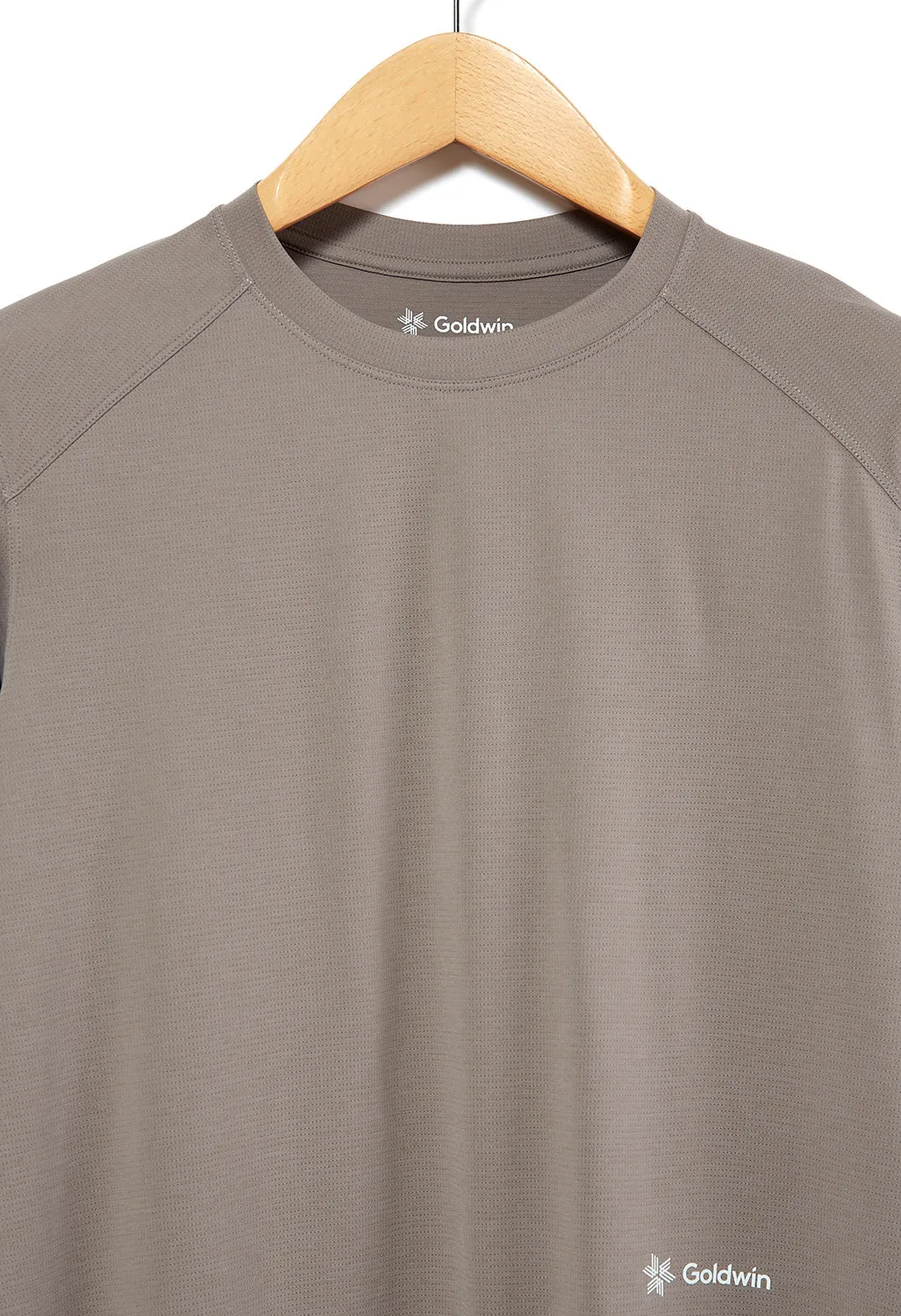 Goldwin LW-Dry Men's T-shirt - Brown Stone