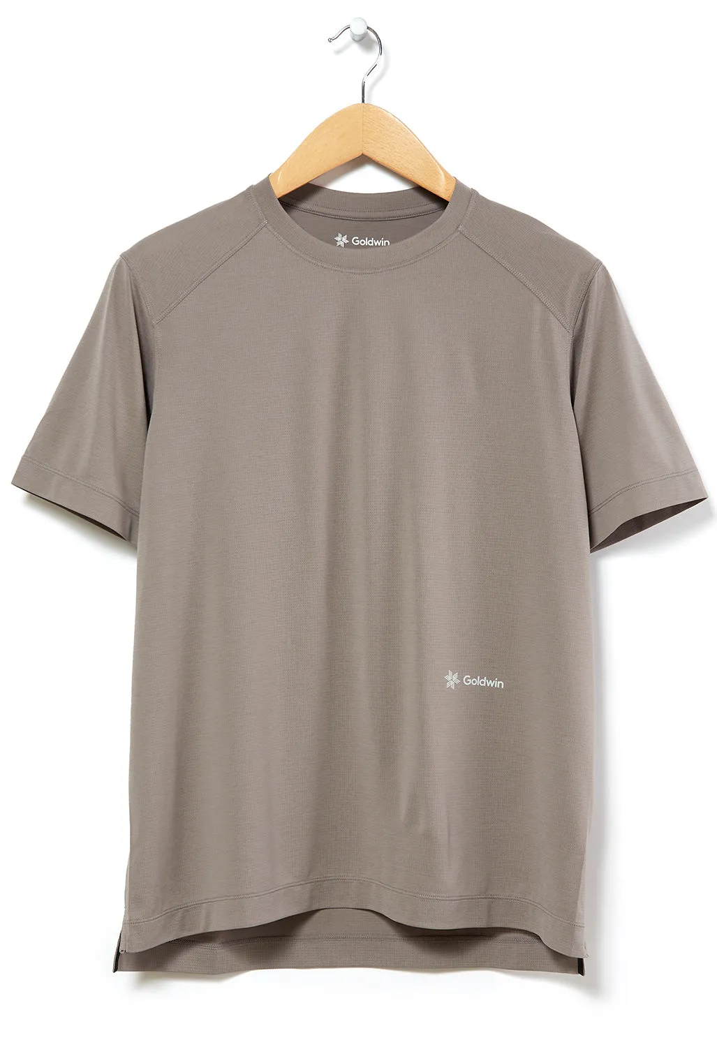 Goldwin LW-Dry Men's T-shirt - Brown Stone