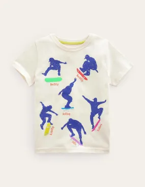 Graphic Education T-shirt-Vanilla Pod Skaters