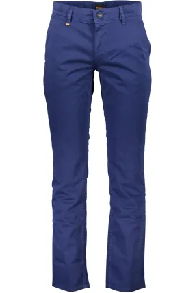 HUGO BOSS MEN'S BLUE TROUSERS