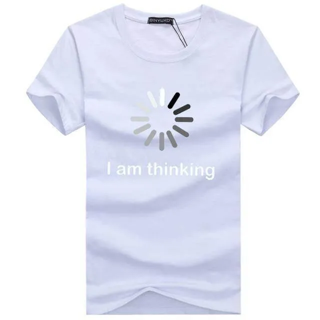 I am thinking Funny Tshirt