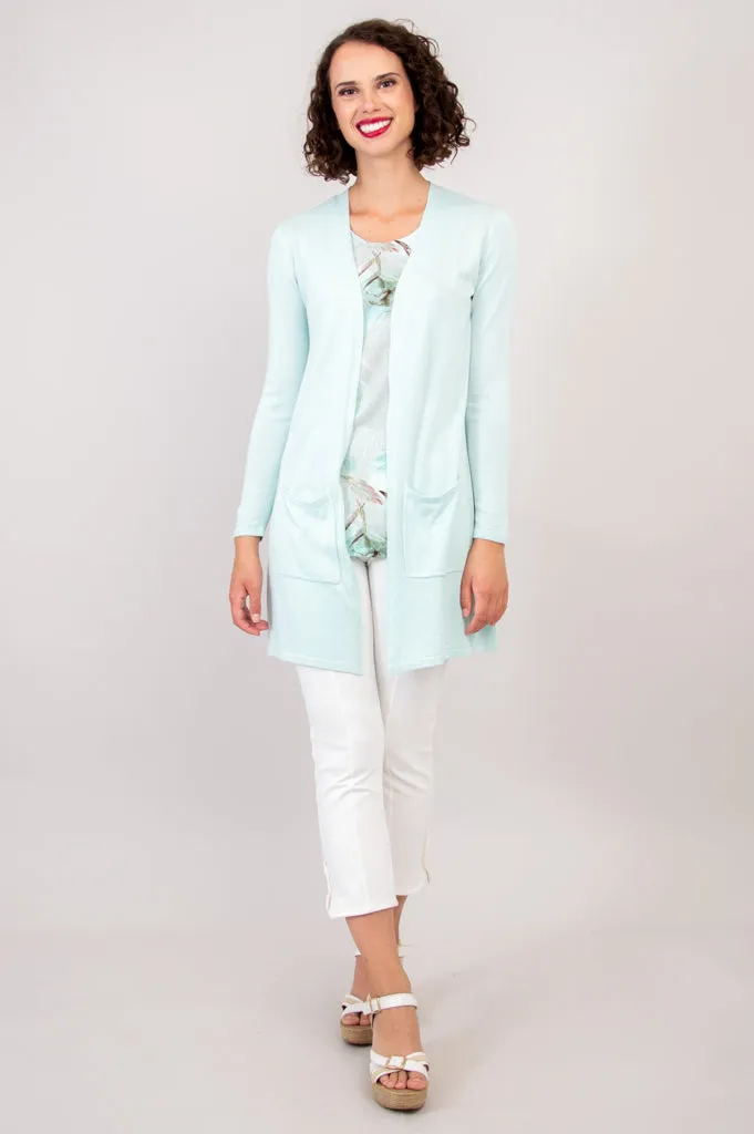 Justine Sweater, Fresh Mint, Bamboo Cotton