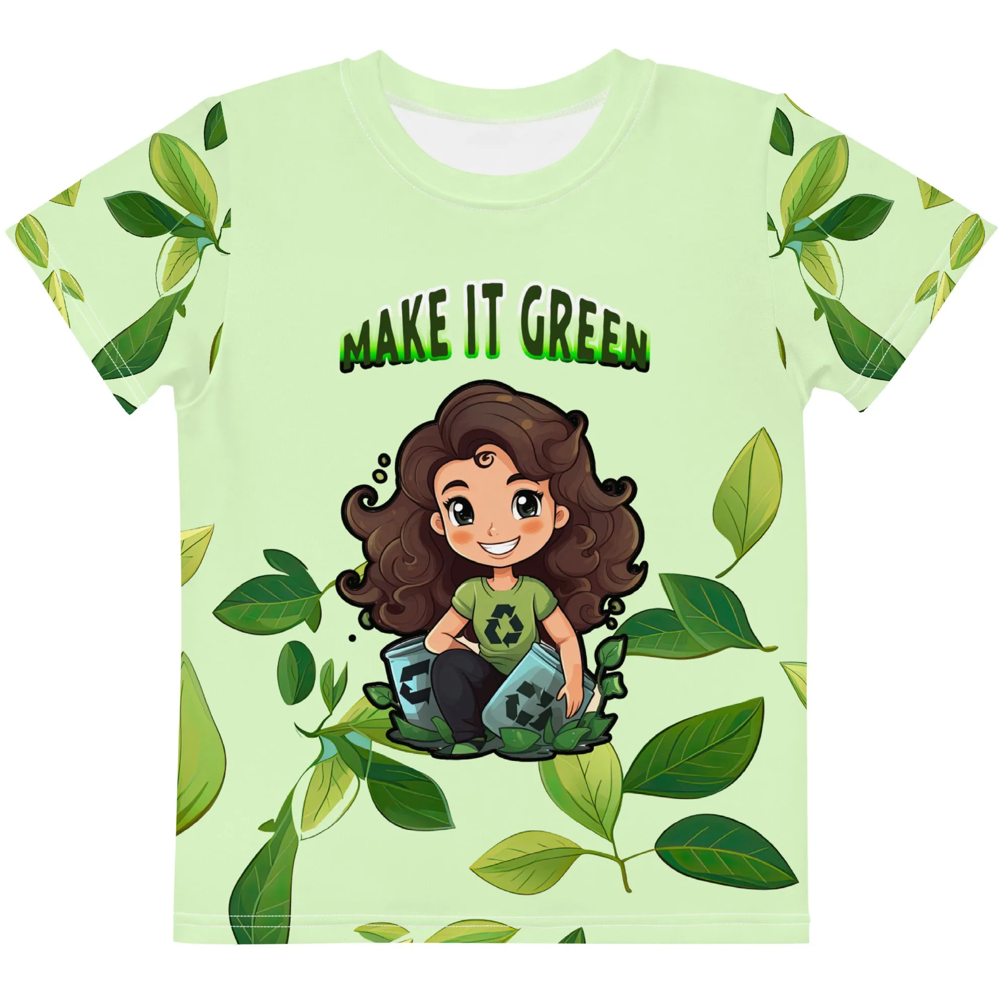 Kids T-Shirt Make it Green