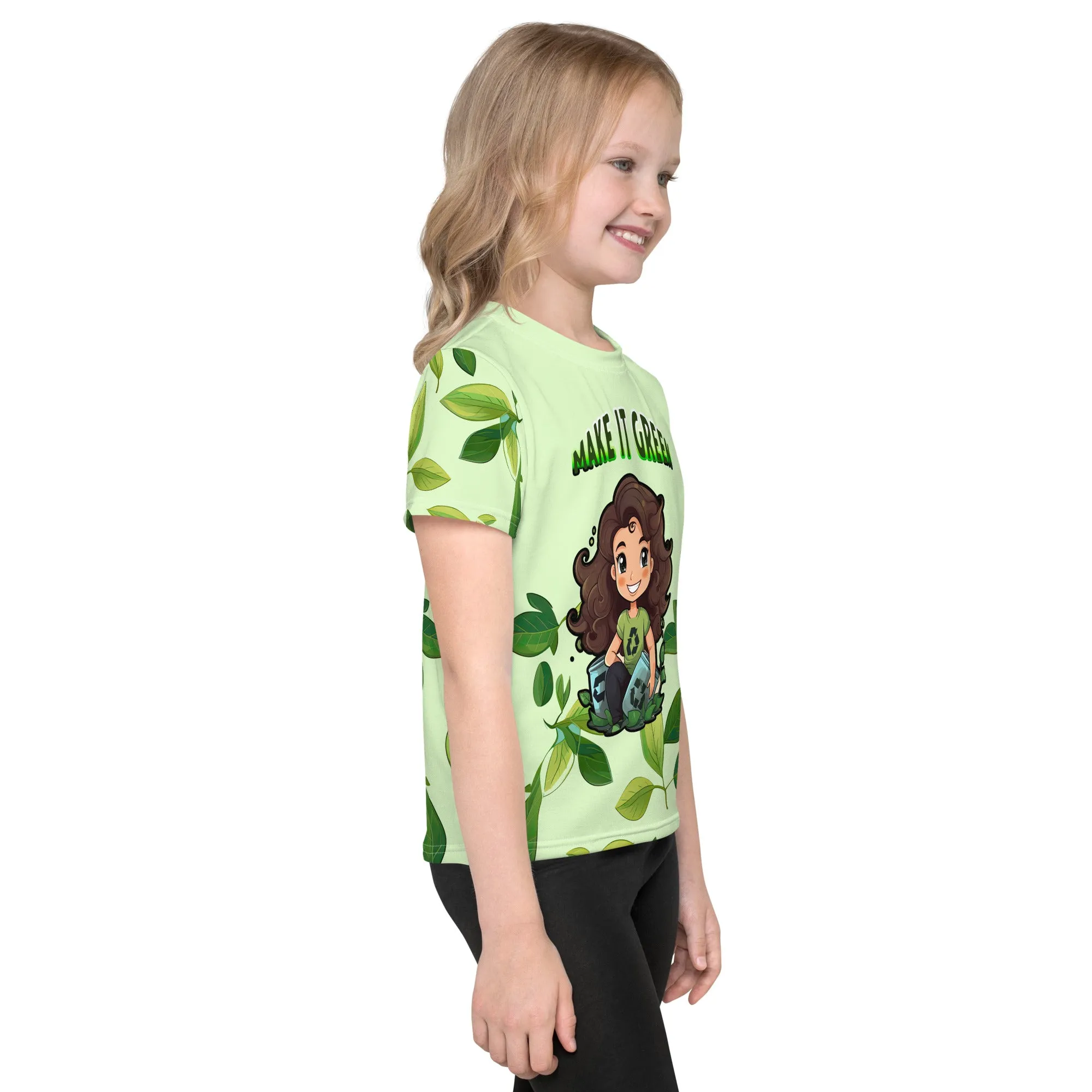 Kids T-Shirt Make it Green