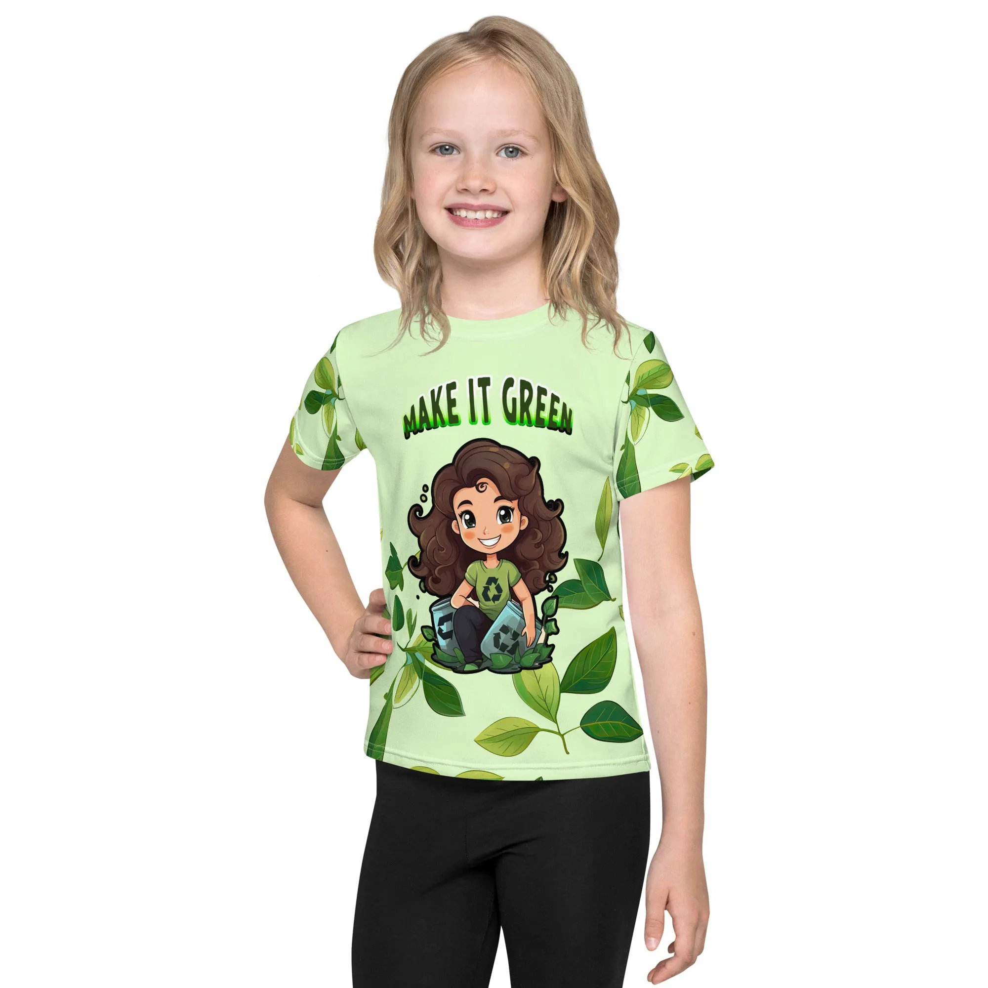 Kids T-Shirt Make it Green