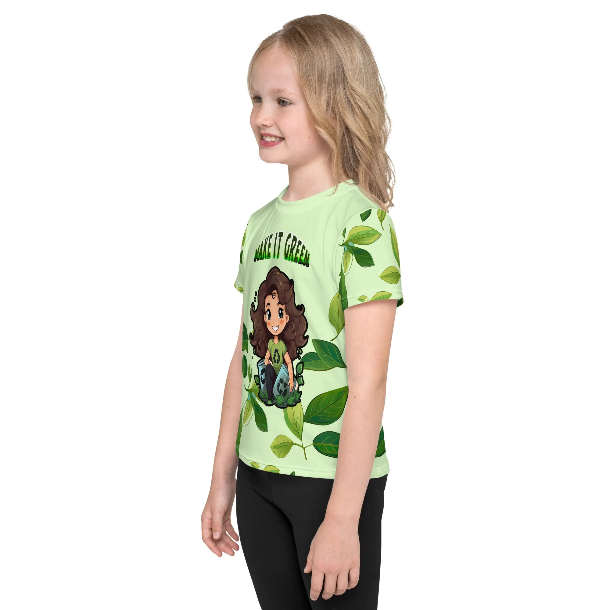 Kids T-Shirt Make it Green