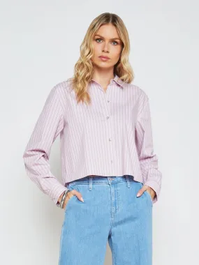 L'Agence Cosette Striped Button-Down Shirt