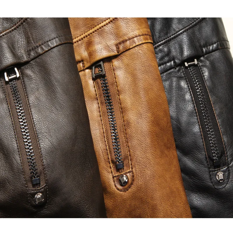 Men's Classic Leather Jacket