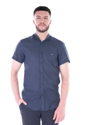 Official Short Sleeve Linen Shirt - Navy