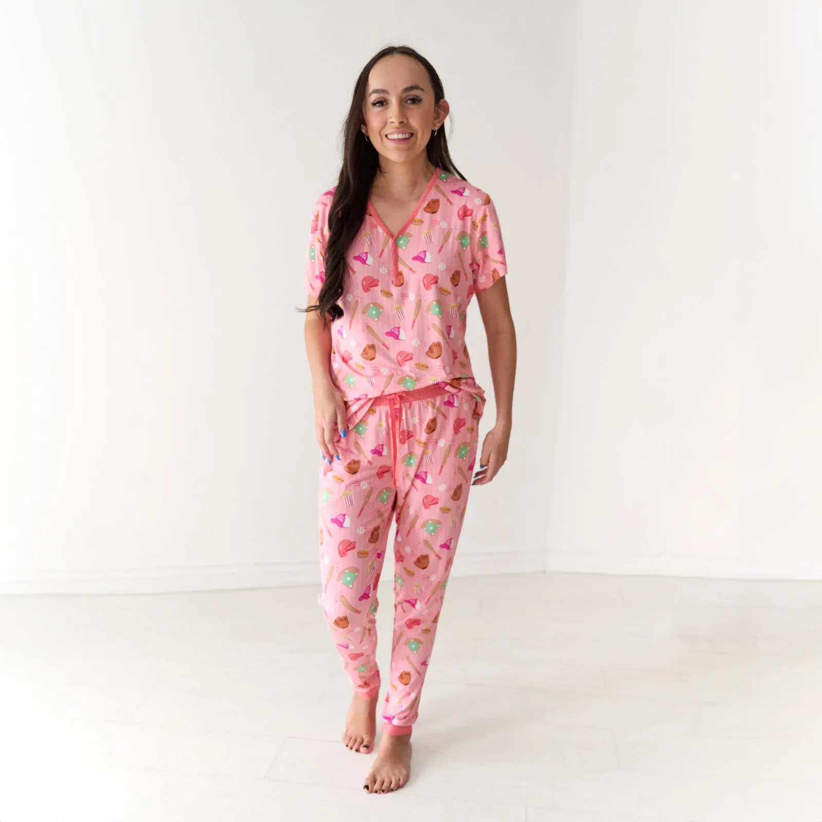 Pink All Stars Women's Pajama Pants