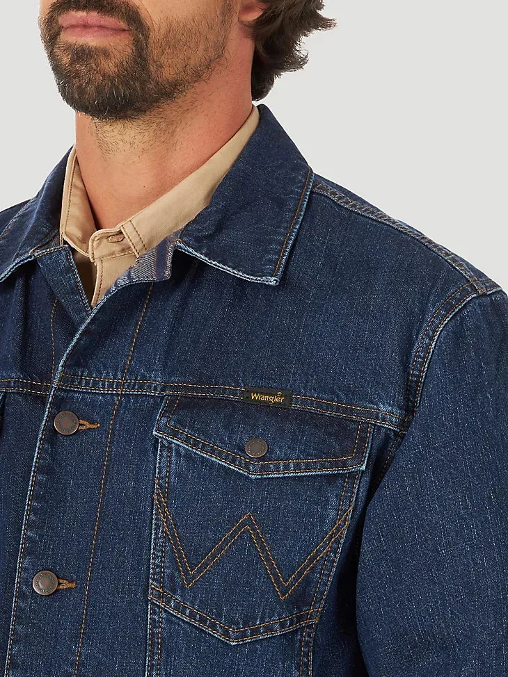 Sale ✨Wrangler Blanket Lined Solid Denim Jacket