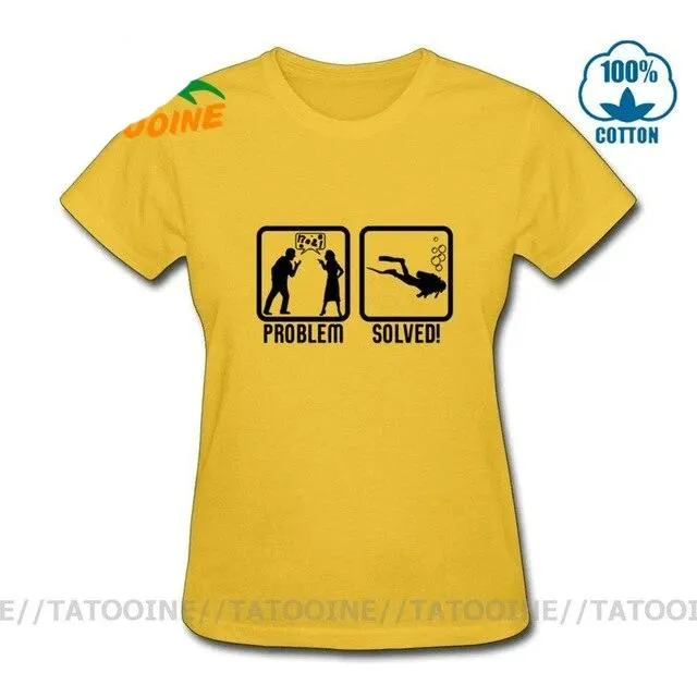 Scuba diving T-Shirt for Women | Scuba Diving, Problem Solved