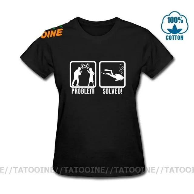 Scuba diving T-Shirt for Women | Scuba Diving, Problem Solved