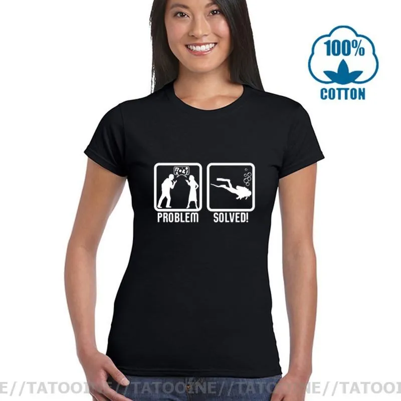 Scuba diving T-Shirt for Women | Scuba Diving, Problem Solved