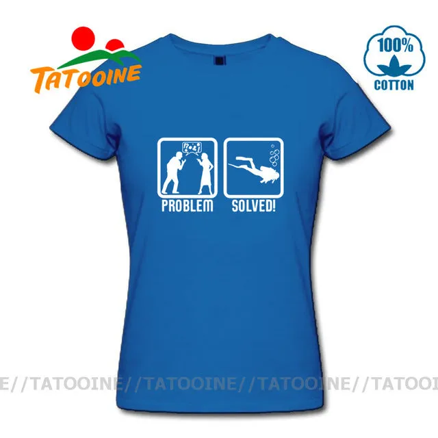 Scuba diving T-Shirt for Women | Scuba Diving, Problem Solved