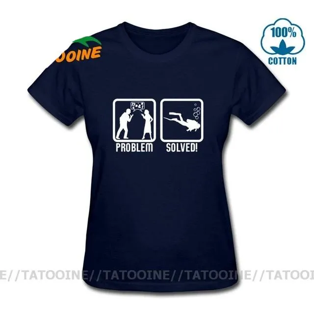 Scuba diving T-Shirt for Women | Scuba Diving, Problem Solved