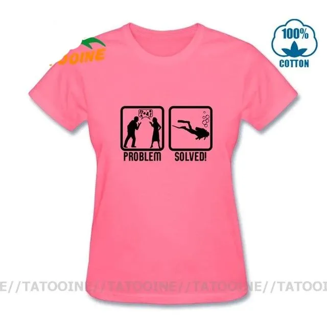 Scuba diving T-Shirt for Women | Scuba Diving, Problem Solved