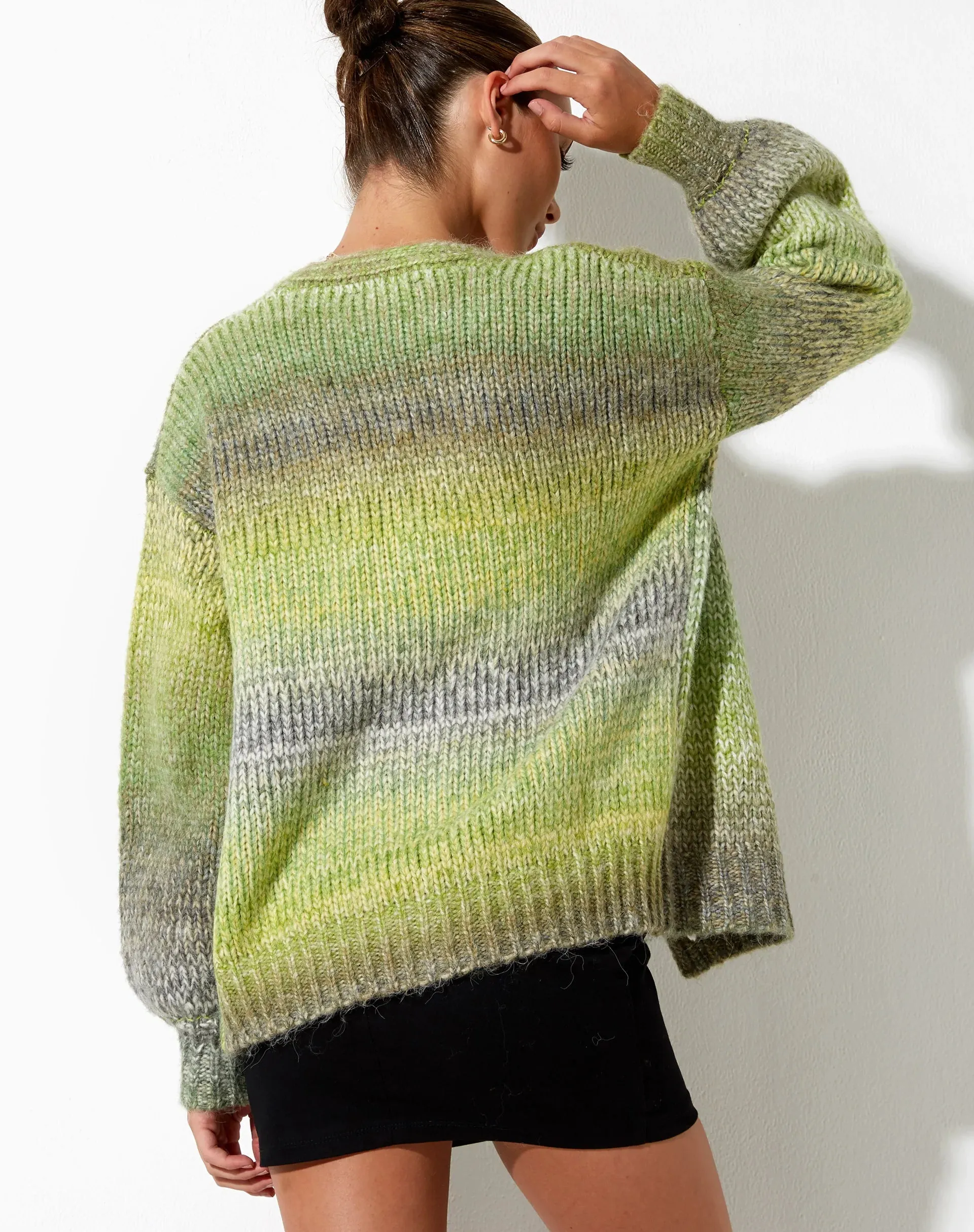 Uriela Cardi in Pastel Green