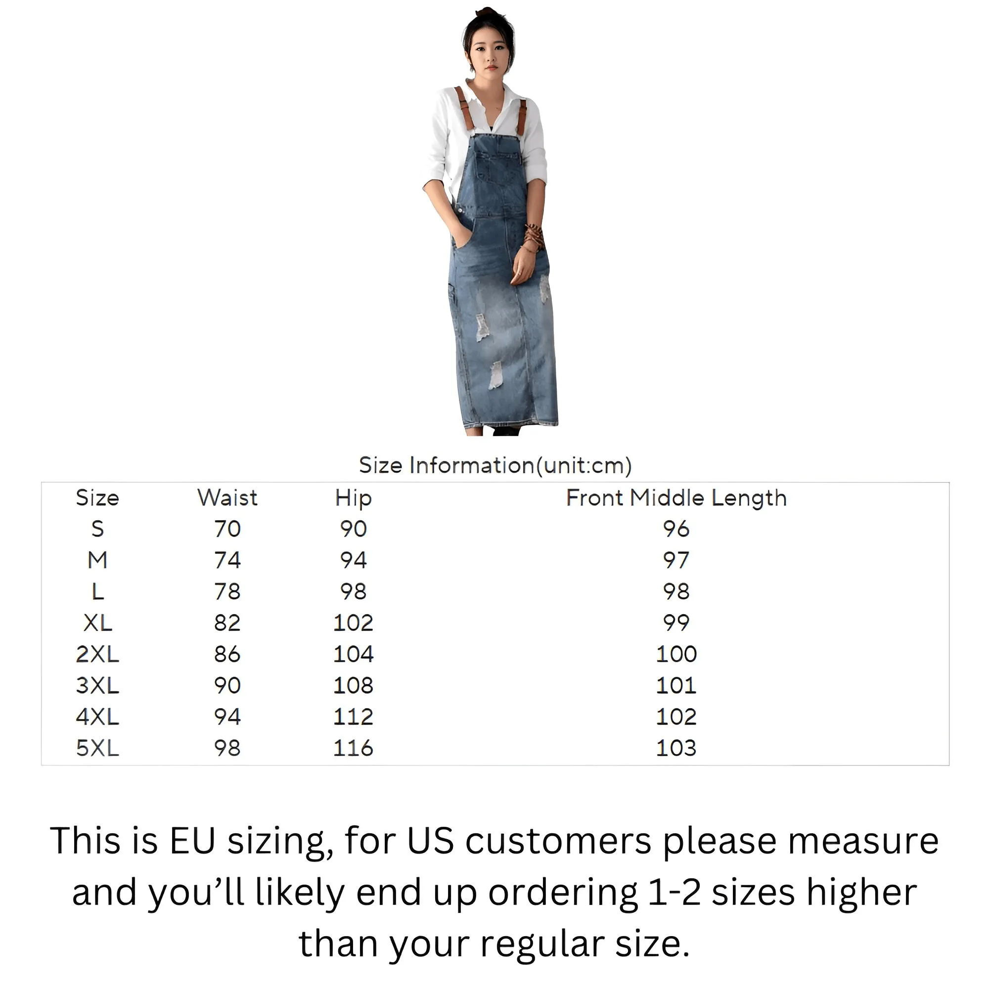 Women's Loose Denim Dress Ladies Bleached Holes Denim Dress Female Ripped Vintage Denim Dresses