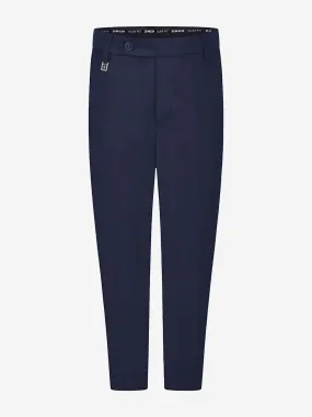 Zeco Boys School Slim Fit Short Leg Trousers in Navy